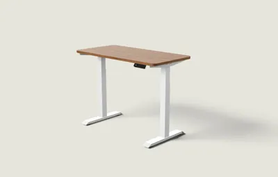 Desktronic HomeOne bureau Wit / Walnoot / 120x60 cm