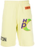 Heron Preston short de sport à logo imprimé - Jaune - thumbnail