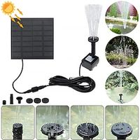 solar fontein waterpomp solar tuin vijver fontein waterval outdoor vogel baden water uitzicht fontein tuin decoratie zonder verlichting Lightinthebox