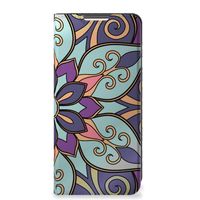 Xiaomi Redmi Note 10/10T 5G | Poco M3 Pro Smart Cover Purple Flower