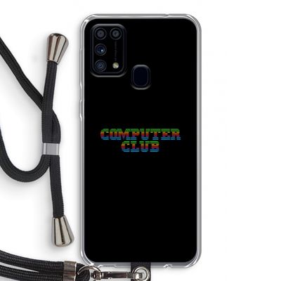 Retro: Samsung Galaxy M31 Transparant Hoesje met koord