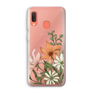 Floral bouquet: Samsung Galaxy A20e Transparant Hoesje
