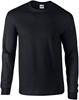 Gildan G2400 Ultra Cotton™ Long Sleeve T-Shirt - Black - M