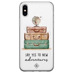 iPhone X/XS siliconen hoesje - Wanderlust