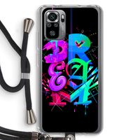 Dream: Xiaomi Redmi Note 10S Transparant Hoesje met koord