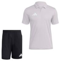 adidas Entrada 26 Polo Trainingsset Grijs Wit