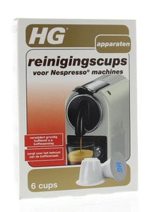 HG Nespresso reinigingscups (6 st)