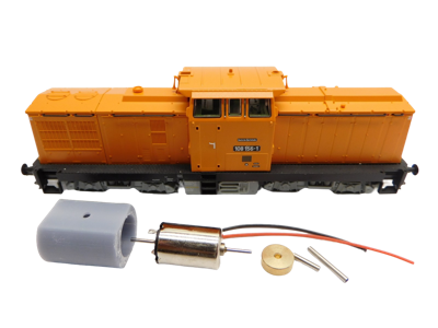 micromotor TRC004F motor ombouwset voor Roco DR BR 108, BR 110 micromotor TRC004F motor ombouwset voor Roco DR BR 108, BR 110