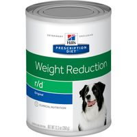 Hill's Prescription Diet R/D Weight Loss nat hondenvoer blik 1 tray (12 x 350 g) - thumbnail