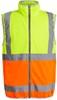 Ragetta RG257 Pro Hi-Vis Full Zip Gilet - Yellow/Orange - S