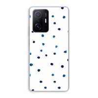 Blauwe stippen: Xiaomi 11T Pro Transparant Hoesje
