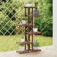 VidaXL Plantenstandaard 75x25x140,5 cm massief vurenhout