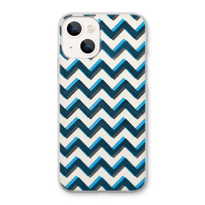 Onderbroken lijn: iPhone 13 Transparant Hoesje