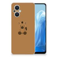 OPPO Reno8 Lite Telefoonhoesje met Naam Baby Hyena