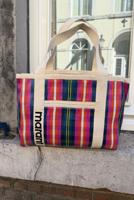 Isabel Marant shopper Darwen PP0021FA-A1X17M navy/orange