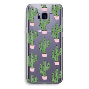 Cactus Lover: Samsung Galaxy S8 Plus Transparant Hoesje