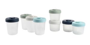 Beaba Set 2de leeftijd 8 porties clip - (4x150ml + 4x250ml)