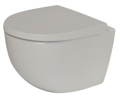 Plieger Zano wandclosetpack, met wandcloset compact randloos diepspel