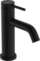 Hansgrohe Tecturis S fonteinkraan 80 met rechte greep voor koud water of vooraf ingestelde watertemperatuur zonder waste, mat zwart