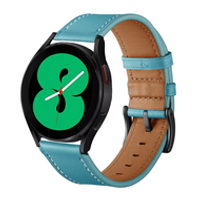 lederen bandje - Blauw - Samsung Galaxy Watch 4 - 40mm & 44mm