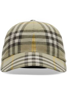 Burberry casquette à carreaux - Vert