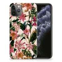 Apple iPhone 11 Pro TPU Case Flowers - thumbnail