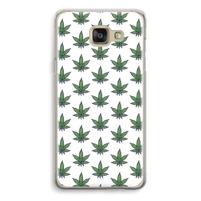 Weed: Samsung Galaxy A5 (2016) Transparant Hoesje