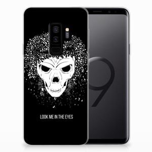 Silicone Back Case Samsung Galaxy S9 Plus Skull Hair