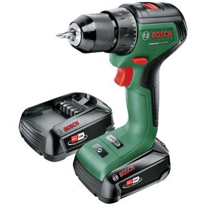 Bosch Home and Garden UniversalDrill 18V-60 06039D7002 Accu-boormachine, Accu-schroefmachine 18 V 2.0 Ah Li-ion Incl. 2 accus, Incl. lader