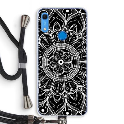 Roses Are Red: Huawei Y6s Transparant Hoesje met koord