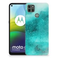 Hoesje maken Motorola Moto G9 Power Painting Blue - thumbnail