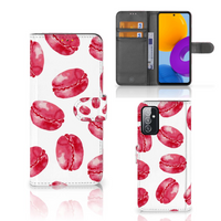 Samsung Galaxy M52 Book Cover Pink Macarons - thumbnail