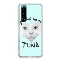 You had me at tuna: Sony Xperia 5 III Transparant Hoesje