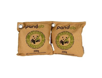 Pandoo Luchtverfrisser - bamboe & houtskool - 2 x 200g