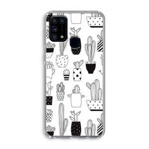 Cactusmotief: Samsung Galaxy M31 Transparant Hoesje