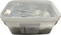 Drukverdeelplaatjes 70 mm + Isolatieschroef 4.8 x 40 mm | 125 stuks