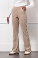 Studio Anneloes Flair Bonded Trousers 94800 Flared 2200 Latte