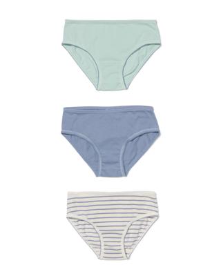 HEMA Kinderslips katoen - 3 stuks blauw (blauw)