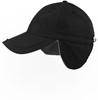 Atlantis AT417 Techno Flap Cap Recycled - Black - One Size