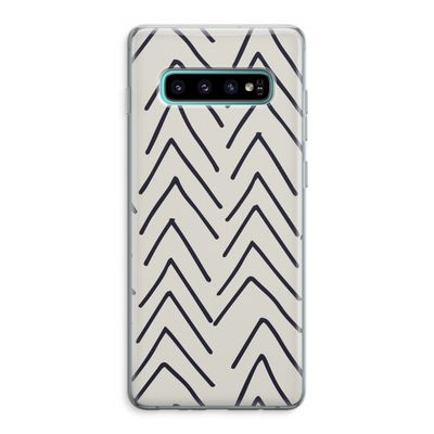 Marrakech Arrows: Samsung Galaxy S10 Plus Transparant Hoesje