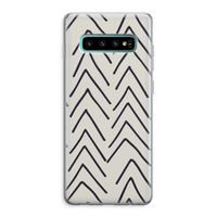 Marrakech Arrows: Samsung Galaxy S10 Plus Transparant Hoesje