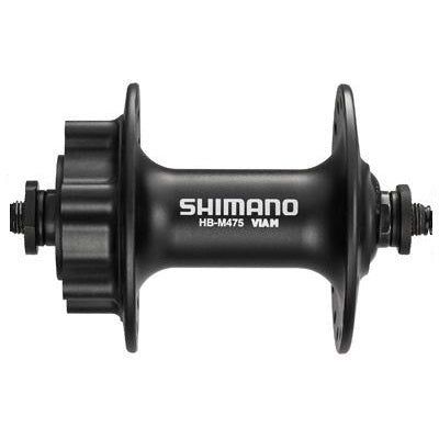Kgs Shimano hb-m475 voornaaf schijfrem 6 gaats uitval 32 gaats mat zwart