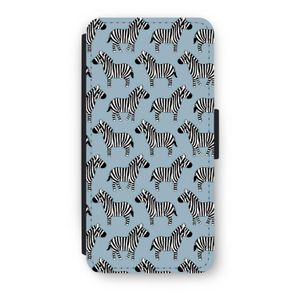 Zebra: iPhone 7 Flip Hoesje