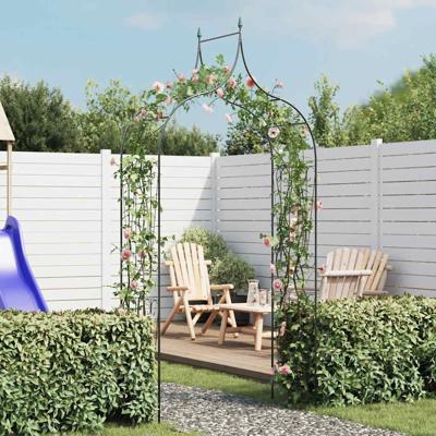 VidaXL Tuinboog speer ontwerp donkergroen