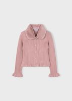 Mayoral winter vest meisjes - roze - fur