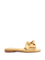 Alexandre Birman Maxi Clarita Holidays leather slides - Or