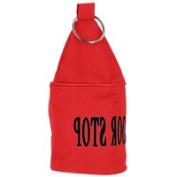 Deurstopper Neon - 2,5 kg - canvas - rood - 13 x 13 x 28.5 cm