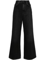 Acne Studios jean ample 2022F à taille haute - Noir