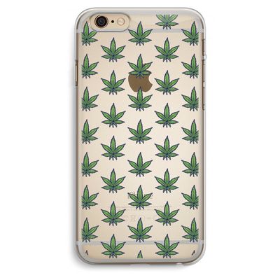 Weed: iPhone 6 Plus / 6S Plus Transparant Hoesje