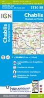 Wandelkaart - Topografische kaart 2720SB Chablis, Champs-sur-Yonne | IGN - Institut Géographique National - thumbnail